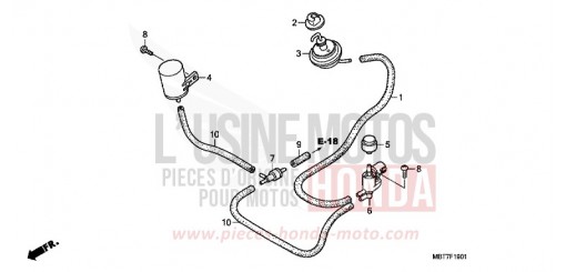 BYPASS CONTROL SOLENOIDVALVE XL1000VA de 2010